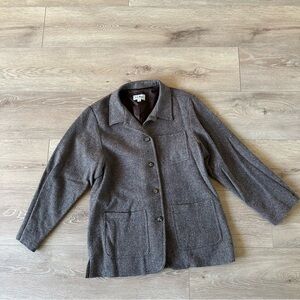 Vintage LLBean Wool Classy Jacket Coat Sz 10